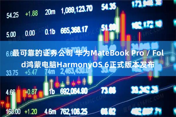 最可靠的证券公司 华为MateBook Pro / Fold鸿蒙电脑HarmonyOS 6正式版本发布